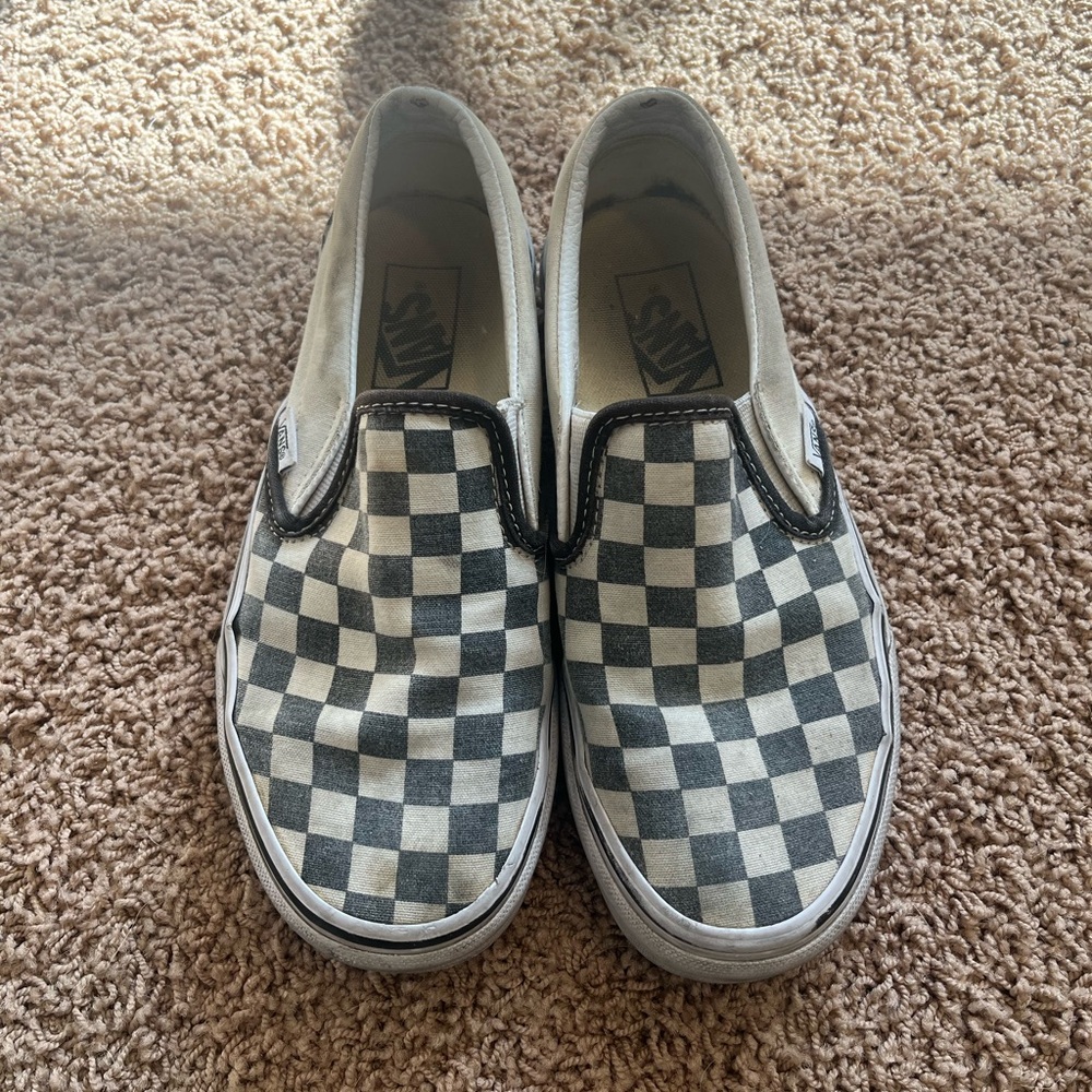 Vans Classic Slip-On Checkerboard Shoe - Picture 3 of 5